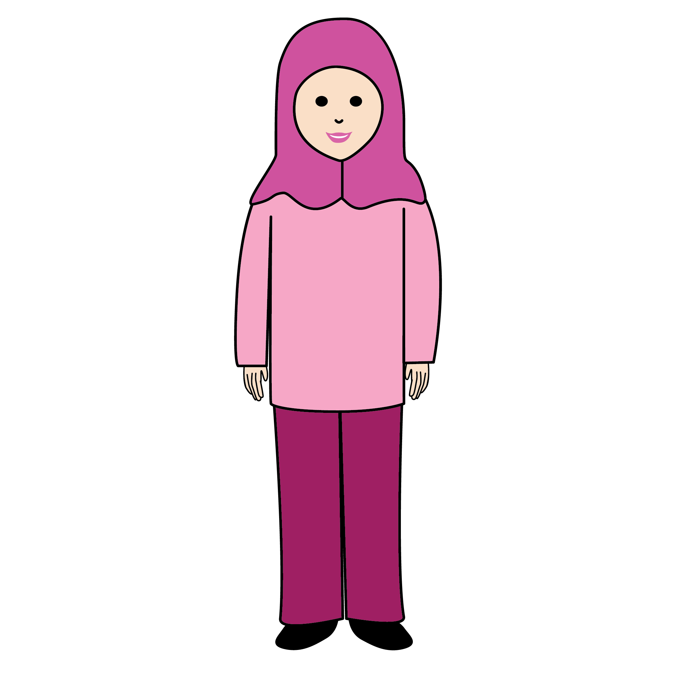 Arab avatar girl