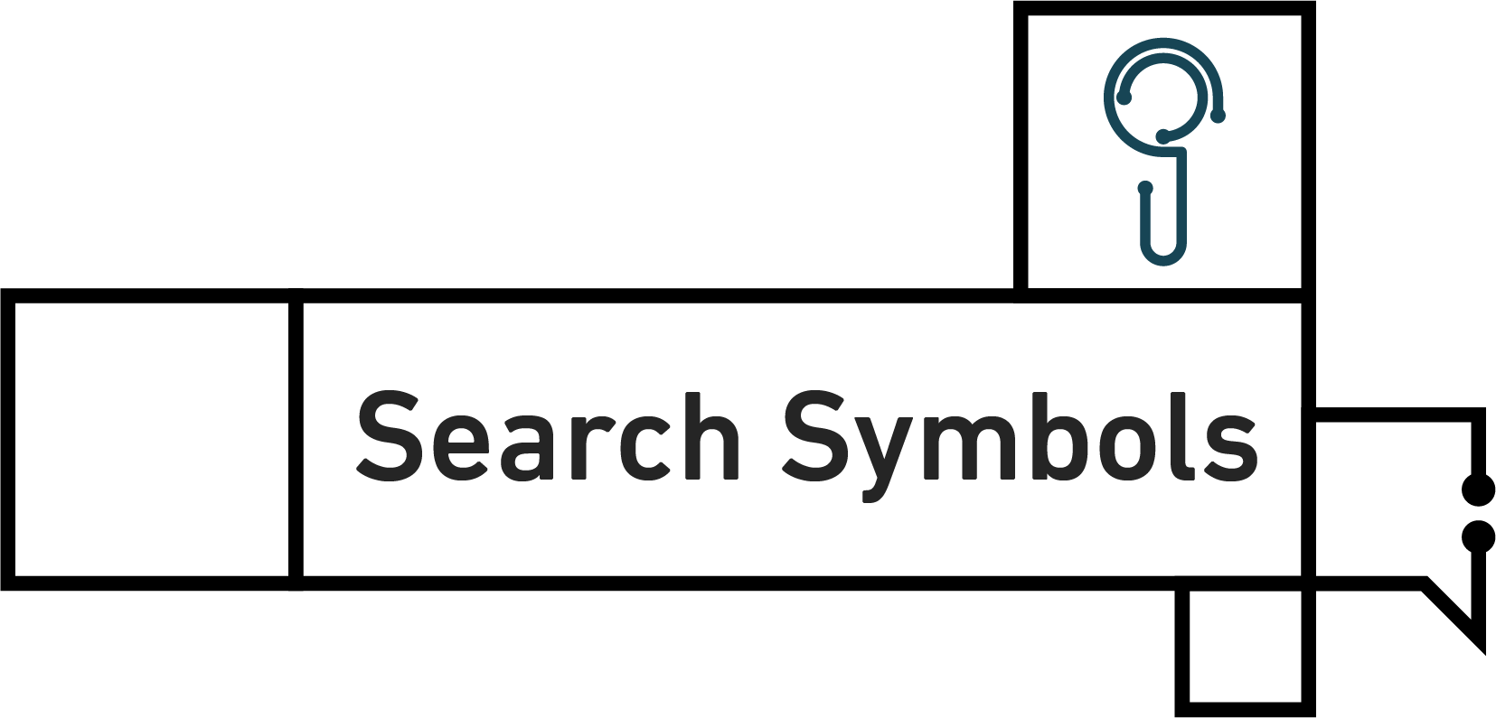 Tawasol Search Symbol
